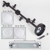 Chehalis Ceiling Light - glass 10 cm, 12 cm, 15 cm white, 8-light sources