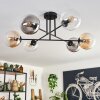 Gastor Ceiling Light - glass 15 cm Amber, clear, Smoke-coloured, 6-light sources