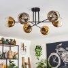 Koyoto Ceiling Light - glass 15 cm gold, clear, 6-light sources