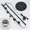 Remaisnil Floor Lamp - glass 10 cm Smoke-coloured, 6-light sources