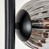 Remaisnil Floor Lamp - glass 10 cm Smoke-coloured, 6-light sources