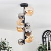 Chehalis Ceiling Light - glass 10 cm, 12 cm, 15 cm Amber, Smoke-coloured, 8-light sources