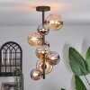 Chehalis Ceiling Light - glass 10 cm, 12 cm, 15 cm Amber, Smoke-coloured, 8-light sources