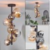 Chehalis Ceiling Light - glass 10 cm, 12 cm, 15 cm Amber, clear, Smoke-coloured, 8-light sources