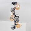 Chehalis Ceiling Light - glass 10 cm, 12 cm, 15 cm Amber, clear, Smoke-coloured, 8-light sources