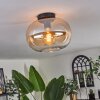 Apedo Ceiling Light - glass 30 cm Amber, clear, 1-light source