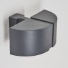 Kontenga Outdoor Wall Light LED anthracite, 2-light sources
