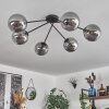 Gastor Ceiling Light - glass 15 cm Smoke-coloured, 6-light sources