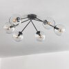 Koyoto Ceiling Light - glass 15 cm clear, 6-light sources