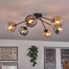 Gastor Ceiling Light - glass 15 cm Amber, clear, Smoke-coloured, 6-light sources