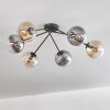 Gastor Ceiling Light - glass 15 cm Amber, clear, Smoke-coloured, 6-light sources
