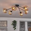 Gastor Ceiling Light - glass 15 cm Amber, clear, 6-light sources