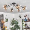 Gastor Ceiling Light - glass 15 cm Amber, clear, 6-light sources
