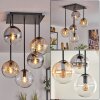 Gastor Ceiling Light - glass 15 cm Amber, clear, Smoke-coloured, 5-light sources