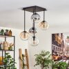 Gastor Ceiling Light - glass 15 cm Amber, clear, Smoke-coloured, 5-light sources