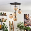 Gastor Ceiling Light - glass 15 cm Amber, 5-light sources
