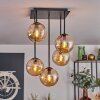 Gastor Ceiling Light - glass 15 cm Amber, 5-light sources