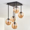 Gastor Ceiling Light - glass 15 cm Amber, 5-light sources