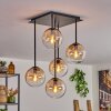Gastor Ceiling Light - glass 15 cm Amber, clear, 5-light sources
