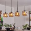 Ripoll Pendant Light - glass 25 cm Amber, 4-light sources
