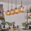 Ripoll Pendant Light - glass 25 cm Amber, 4-light sources