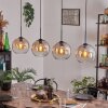 Koyoto Pendant Light - glass 25 cm Amber, clear, 4-light sources