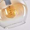 Koyoto Pendant Light - glass 25 cm Amber, clear, 4-light sources