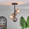 Chehalis Ceiling Light - glass 10 cm, 12 cm Amber, clear, Smoke-coloured, 4-light sources