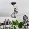 Chehalis Ceiling Light - glass 12 cm Amber, clear, Smoke-coloured, 4-light sources