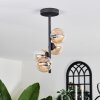 Chehalis Ceiling Light - glass 10 cm Amber, clear, 4-light sources