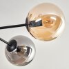 Gastor Ceiling Light - glass 15 cm Amber, Smoke-coloured, 6-light sources