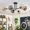 Gastor Ceiling Light - glass 15 cm Amber, Smoke-coloured, 6-light sources