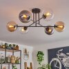 Gastor Ceiling Light - glass 15 cm Amber, clear, Smoke-coloured, 6-light sources