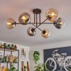 Gastor Ceiling Light - glass 15 cm Amber, clear, Smoke-coloured, 6-light sources