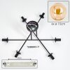 Gastor Ceiling Light - glass 15 cm Amber, 6-light sources