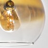 Koyoto Ceiling Light - glass 15 cm gold, clear, 6-light sources
