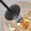 Gastor Ceiling Light - glass 15 cm Amber, Smoke-coloured, 6-light sources