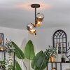 Chehalis Ceiling Light - glass 10 cm, 12 cm Amber, Smoke-coloured, 4-light sources