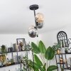 Chehalis Ceiling Light - glass 12 cm Amber, Smoke-coloured, 4-light sources
