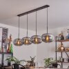 Apedo Pendant Light - glass 30 cm Smoke-coloured, 4-light sources