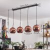 Koyoto Pendant Light - glass 25 cm coppery, 4-light sources