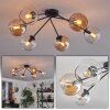 Koyoto Ceiling Light - glass 15 cm Amber, clear, 6-light sources