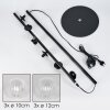 Remaisnil Floor Lamp - glass 10 cm, 12 cm clear, 6-light sources