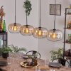 Apedo Pendant Light - glass 30 cm Amber, clear, 4-light sources