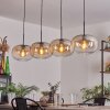 Apedo Pendant Light - glass 30 cm Amber, clear, 4-light sources