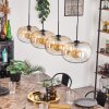Apedo Pendant Light - glass 30 cm Amber, clear, 4-light sources