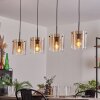Parane Pendant Light - glass 20 cm Amber, clear, 4-light sources