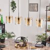 Parane Pendant Light - glass 20 cm Amber, clear, 4-light sources