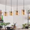 Parane Pendant Light - glass 20 cm Amber, 4-light sources