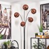 Ripoll Floor Lamp - glass 15 cm coppery, 5-light sources